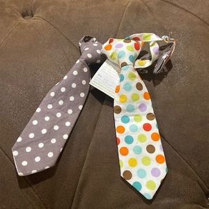 2 Trendy Ties ages 3-18 months new with tags